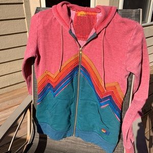 Very Used Aviator Nation Coral Hoodie